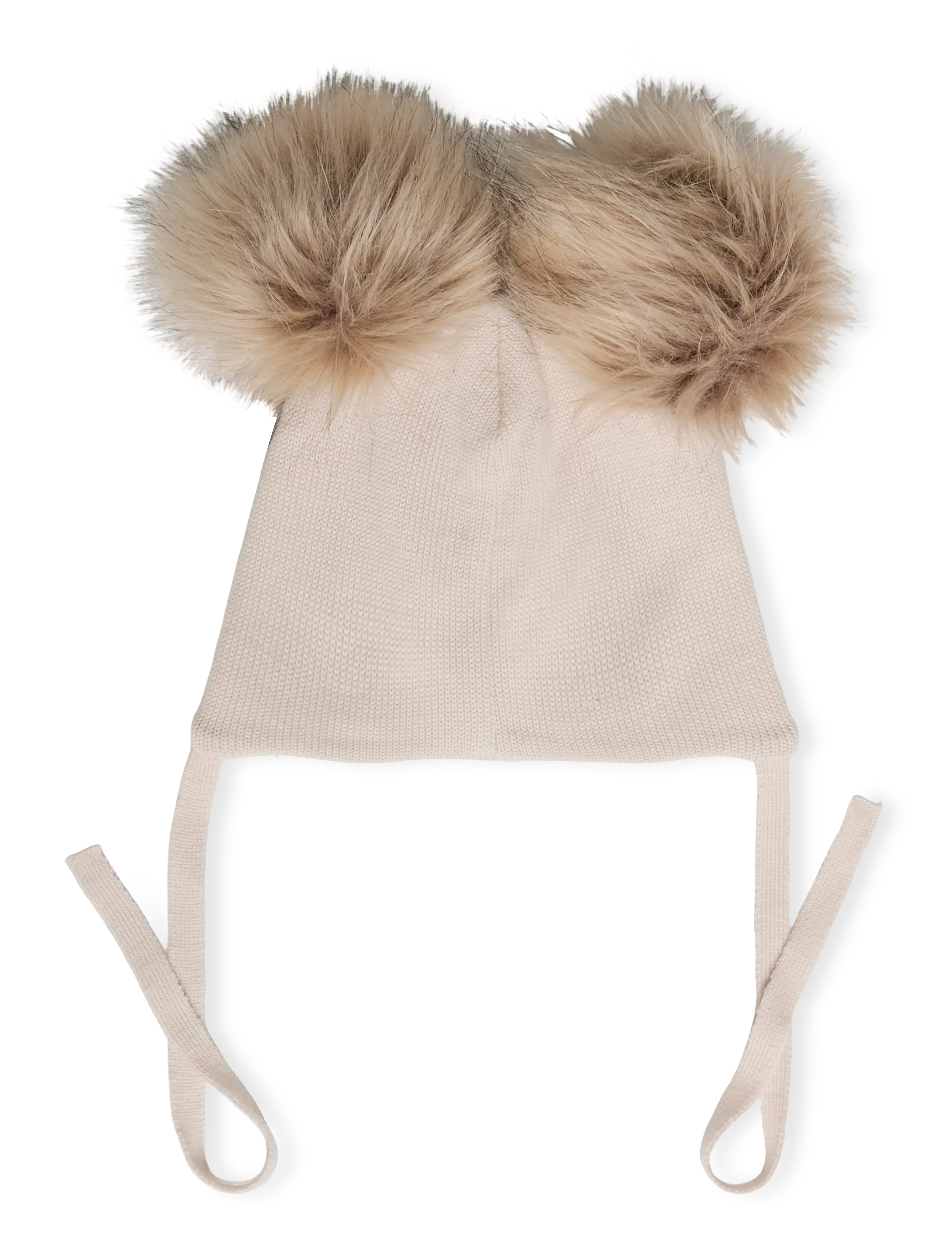 Gugguu - Merino Double Furry Baby Beanie - babymützen - moonbeam - 1