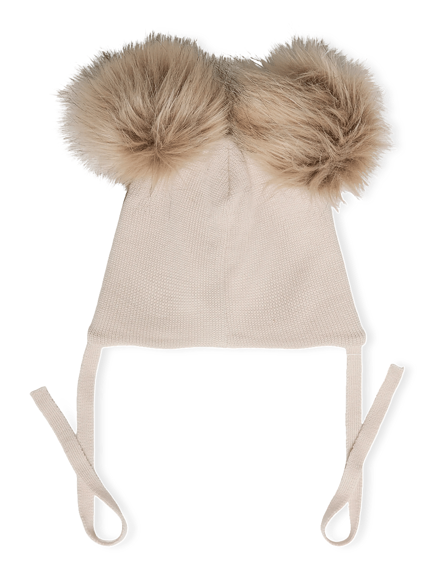 Gugguu - Merino Double Furry Baby Beanie - babymützen - moonbeam - 1