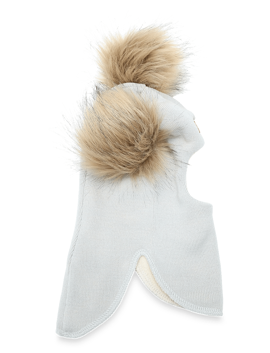 Gugguu - Merino Furry Balaclava - talvised aksessuaarid - morning mist - 0