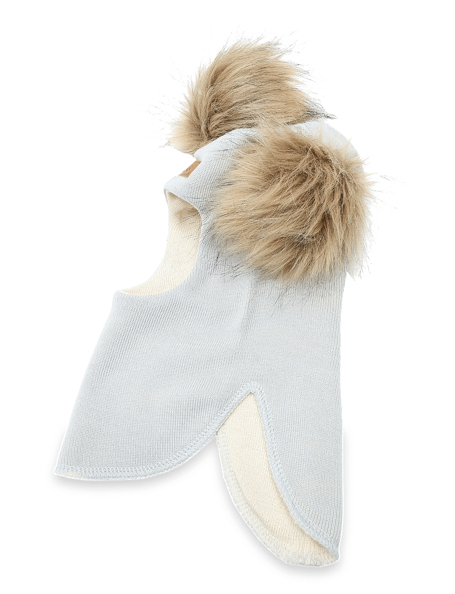 Gugguu - Merino Furry Balaclava - talvised aksessuaarid - morning mist - 1