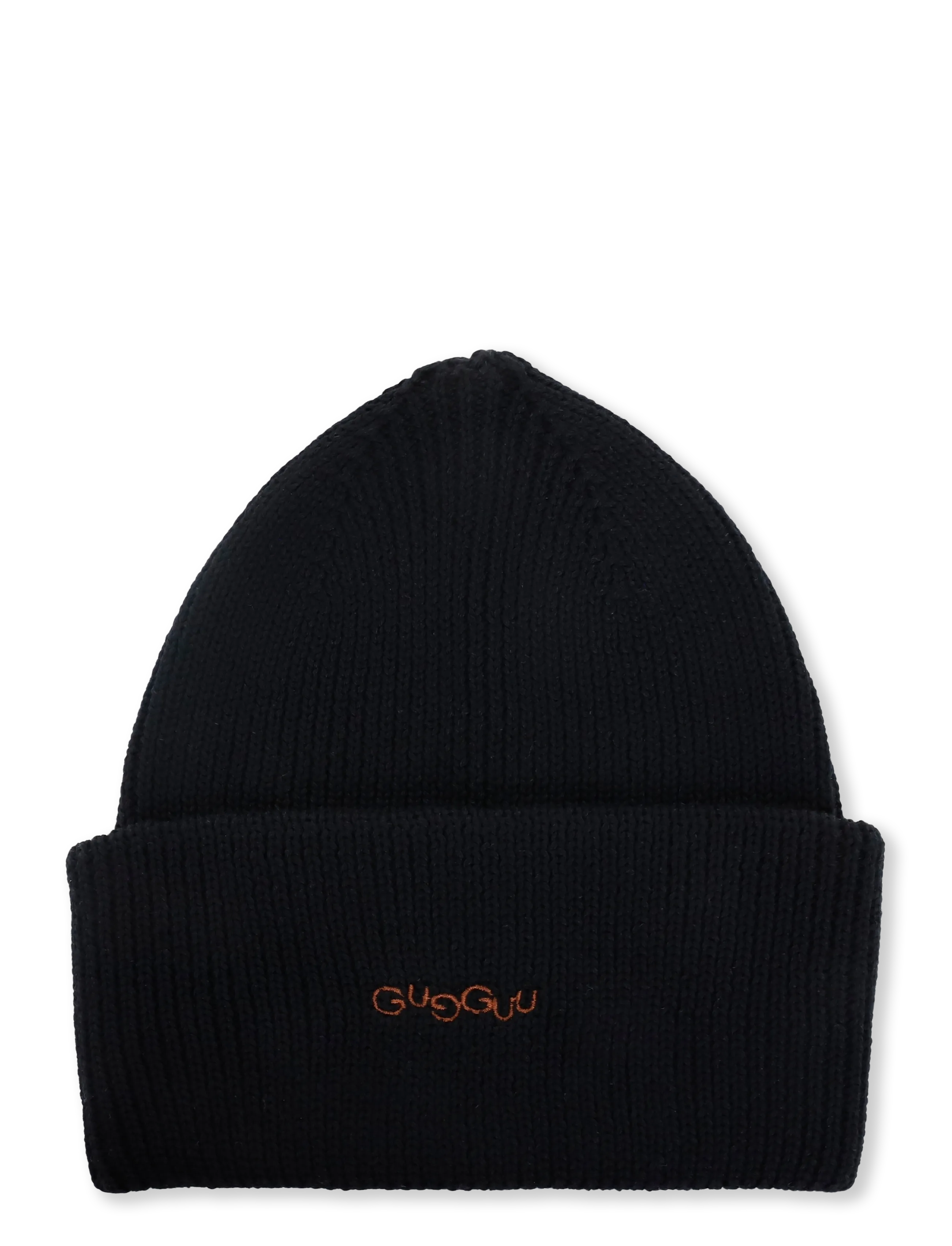 Gugguu Merino Ribbed Hat - Gugguu - BLACK / black
