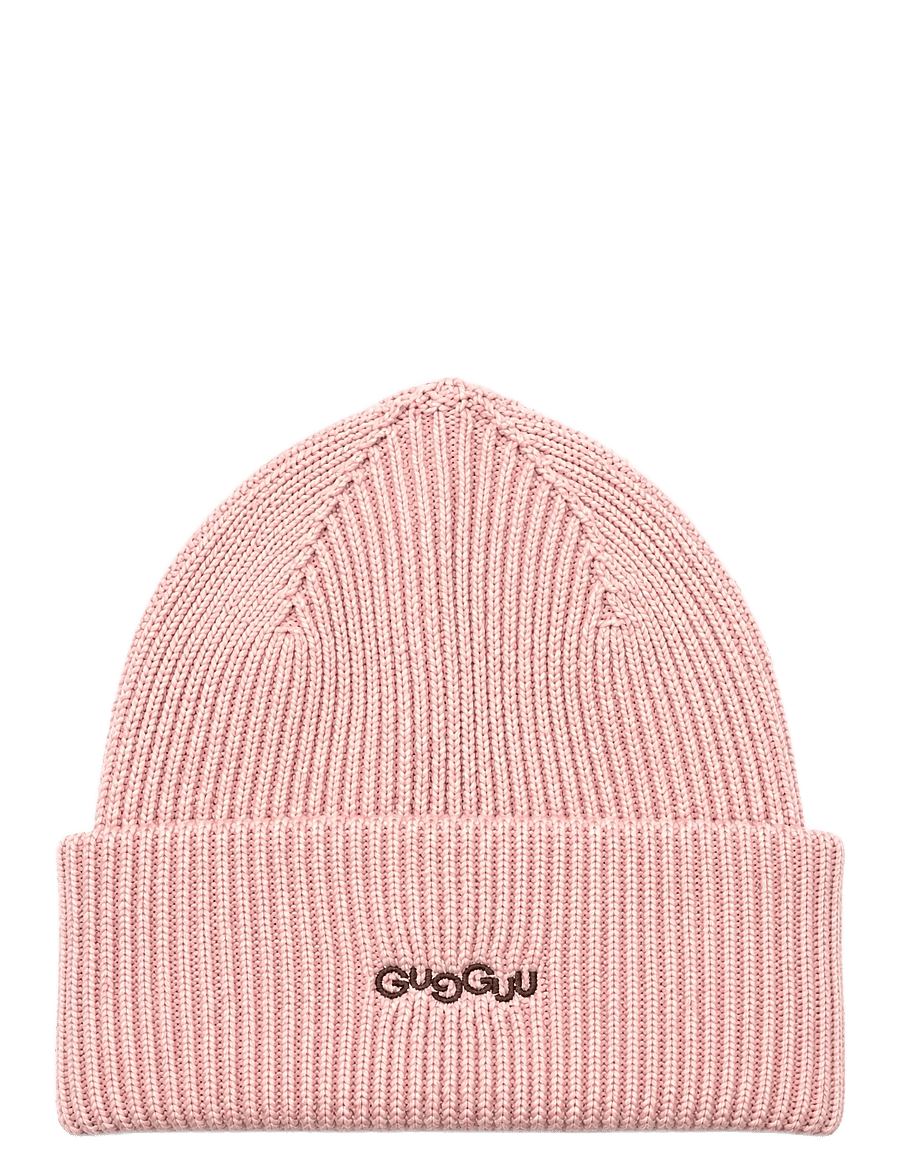 Gugguu - Merino Ribbed Hat - wintermützen - rose glow - 0