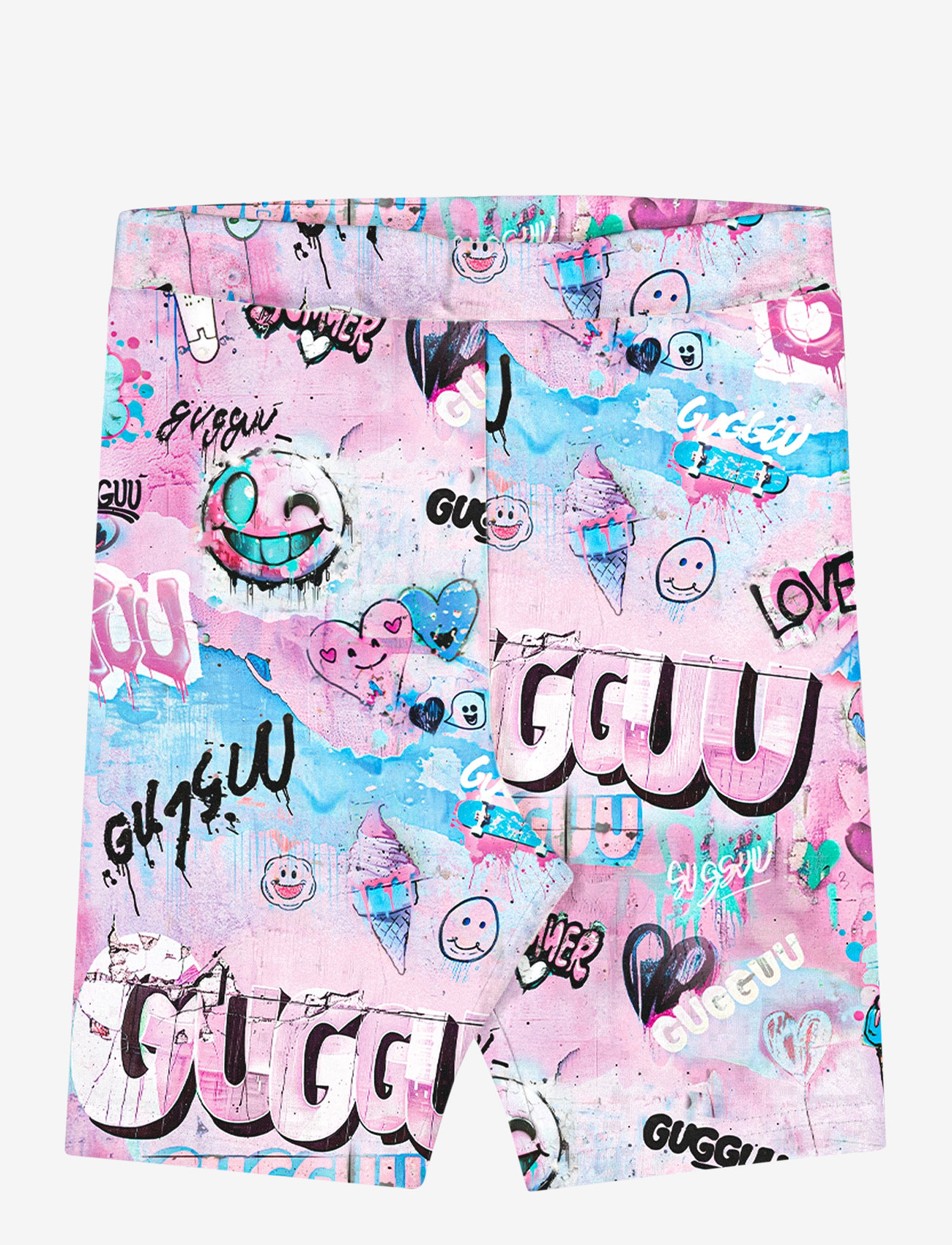Gugguu - Print Biker Shorts - cykelshorts - graffiti - 0