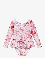 Gugguu - UV Print Swimsuit Dress - badedragter - wildflower - 0