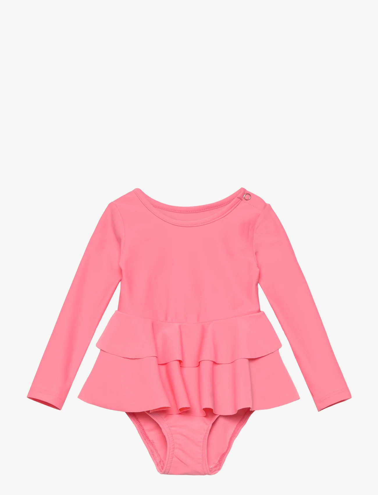 Gugguu - UV Basic Swimsuit Dress - badeanzüge - pink sorbet - 0