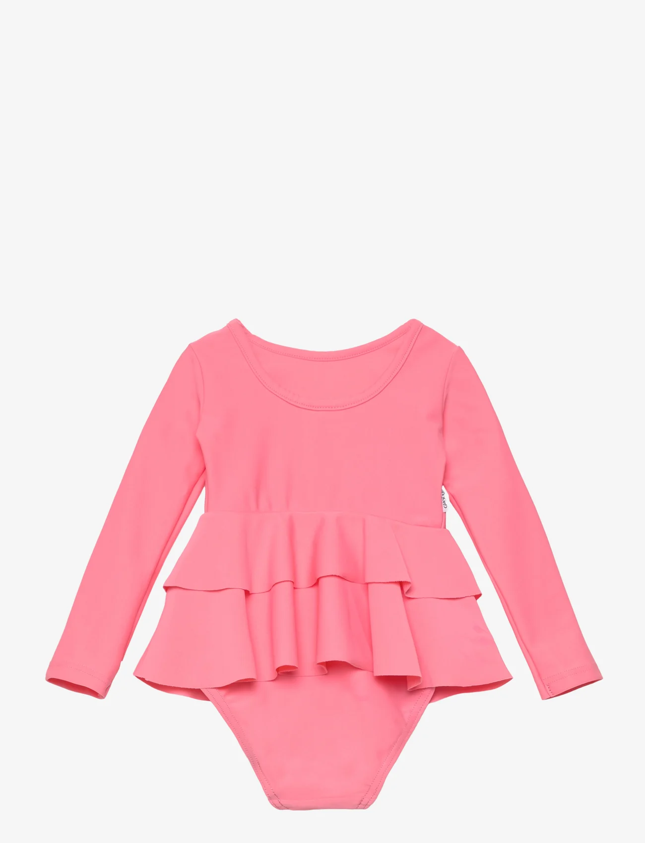 Gugguu - UV Basic Swimsuit Dress - badeanzüge - pink sorbet - 1