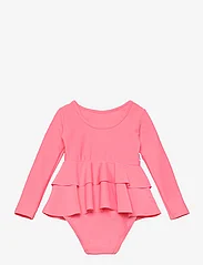 Gugguu - UV Basic Swimsuit Dress - badeanzüge - pink sorbet - 1