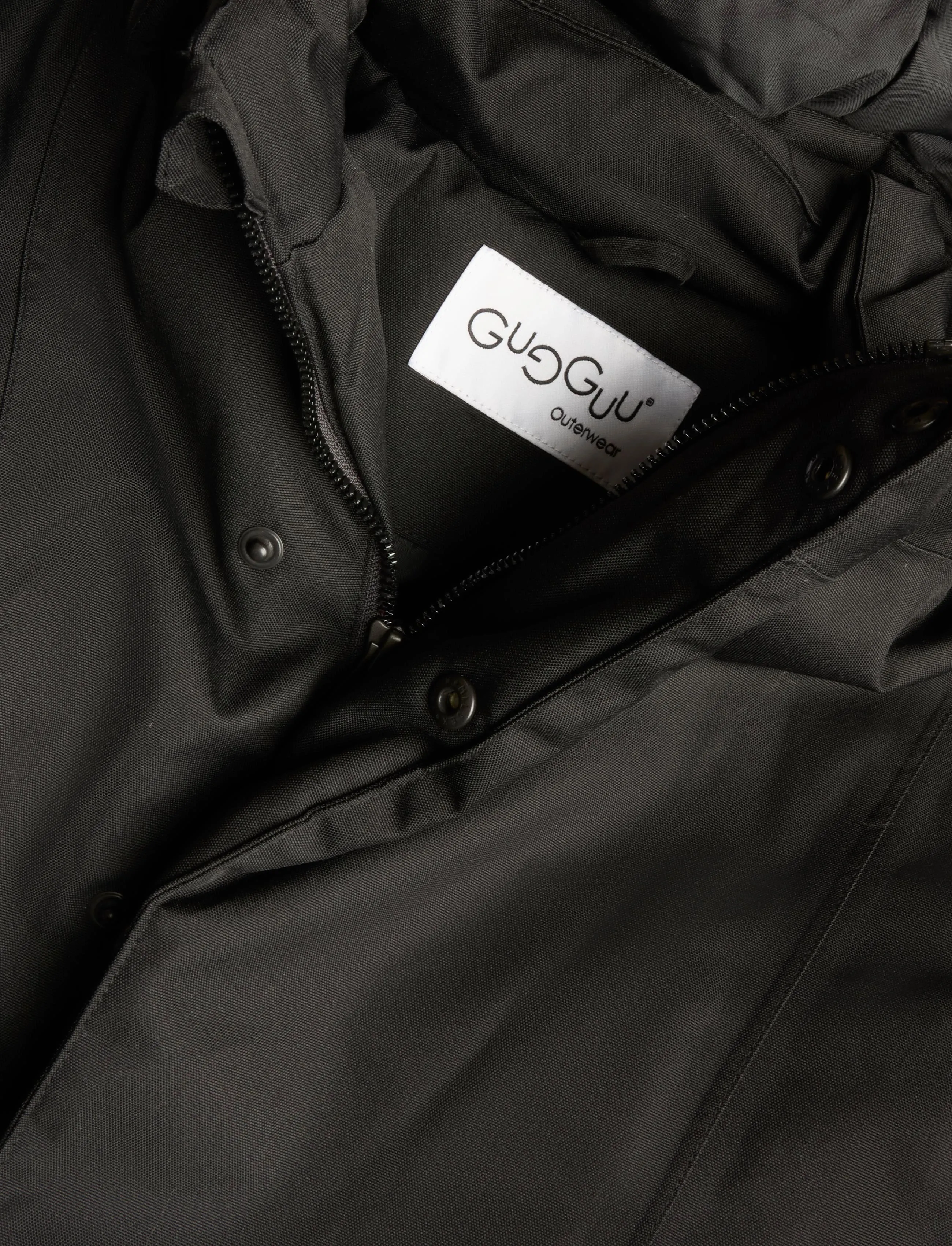 Gugguu - C'moon Winter Parka - daunen- und steppjacken - black - 2