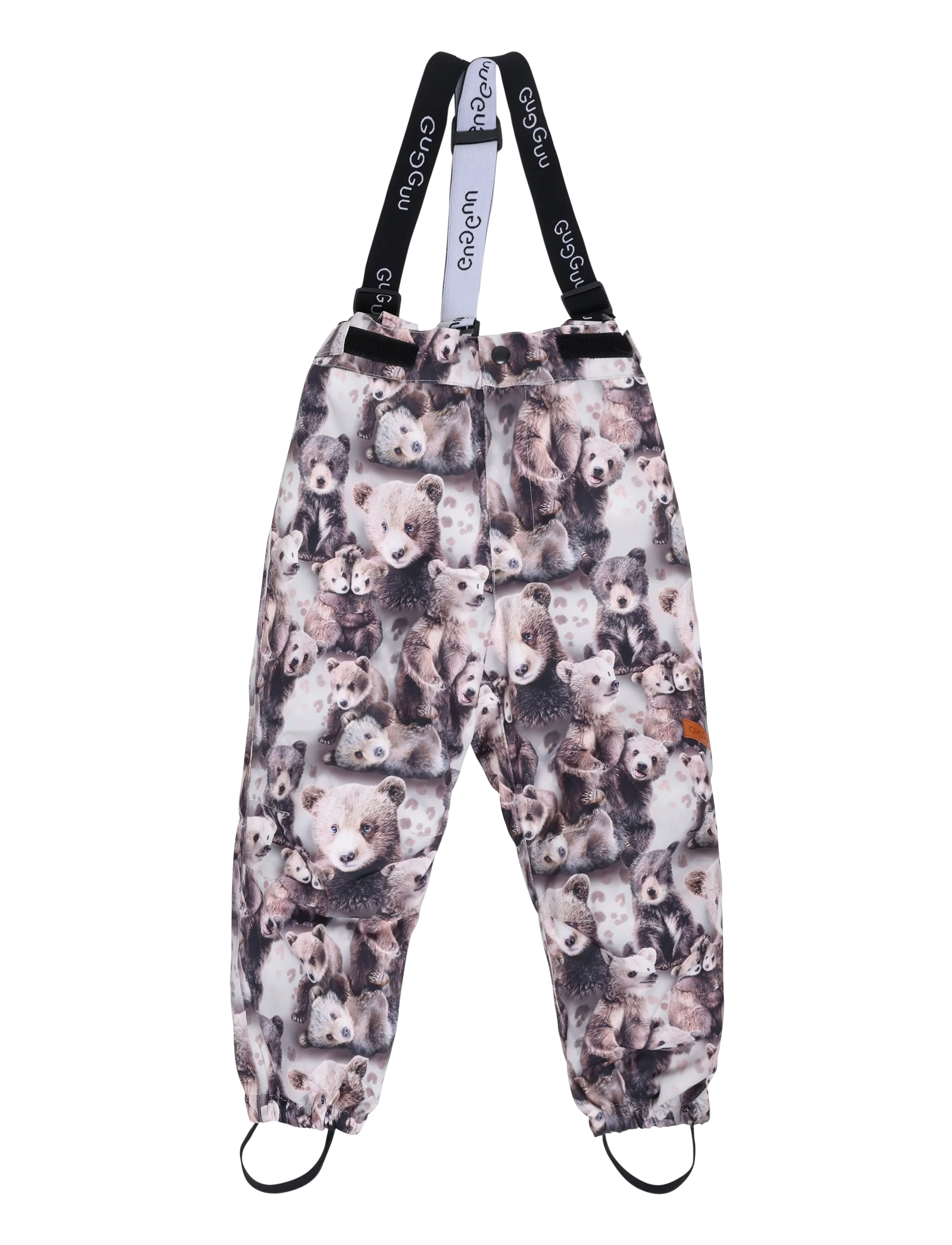 Gugguu Print Winter Pants - Wintersport - BEARS / brown