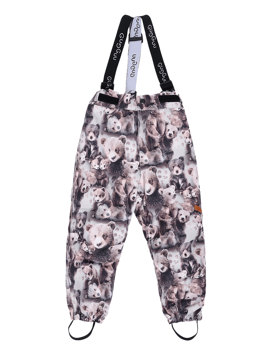 Gugguu - Print Winter Pants - bears - 0