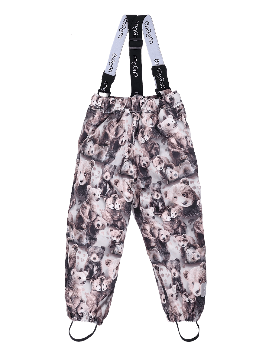 Gugguu - Print Winter Pants - bears - 1