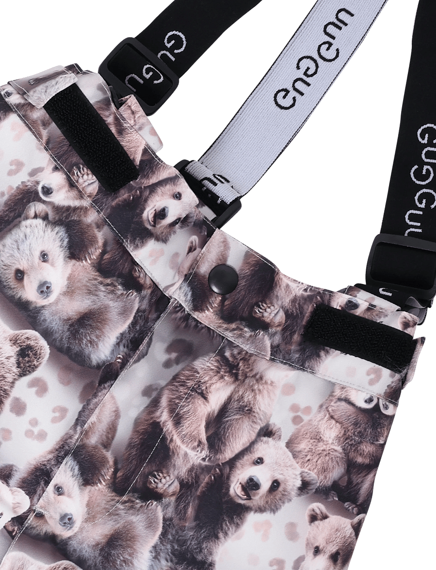 Gugguu - Print Winter Pants - bears - 2