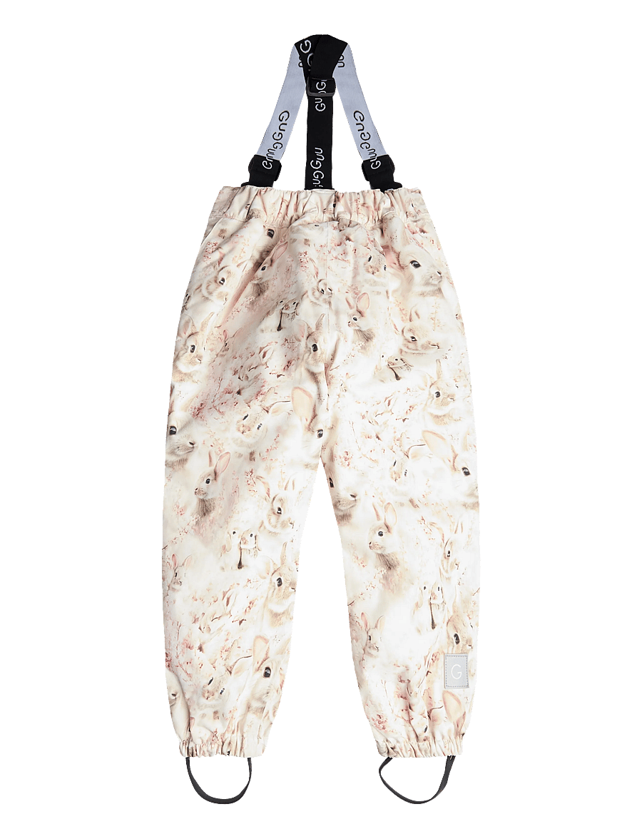 Gugguu - Print Winter Pants - winter trousers - bunnies - 1