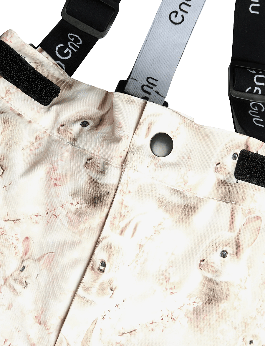 Gugguu - Print Winter Pants - winter trousers - bunnies - 2