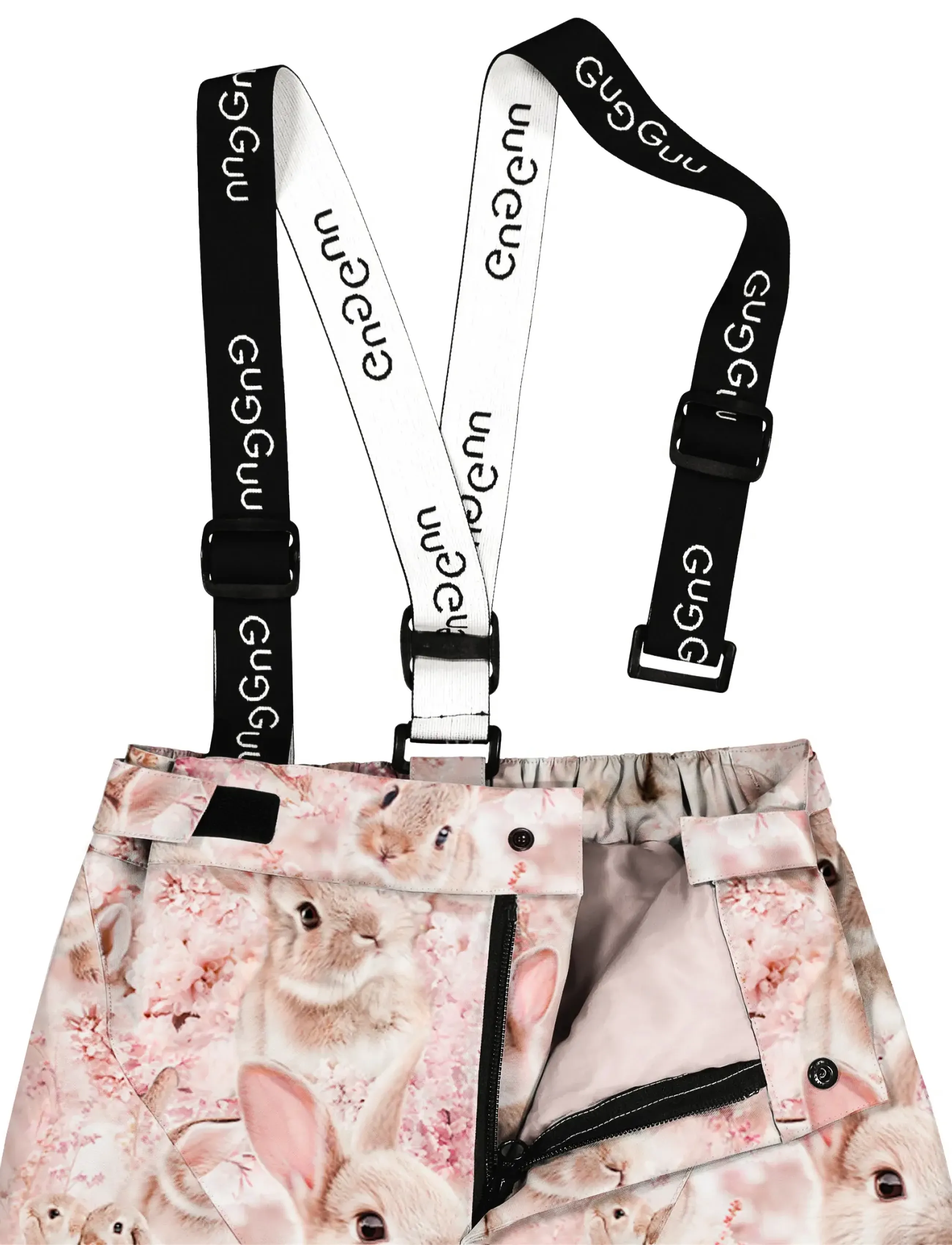 Gugguu - Print Winter Pants - bunnies - 1