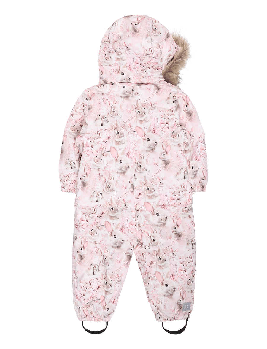 Gugguu - Print Snowsuit - talvekombed - bunnies - 1