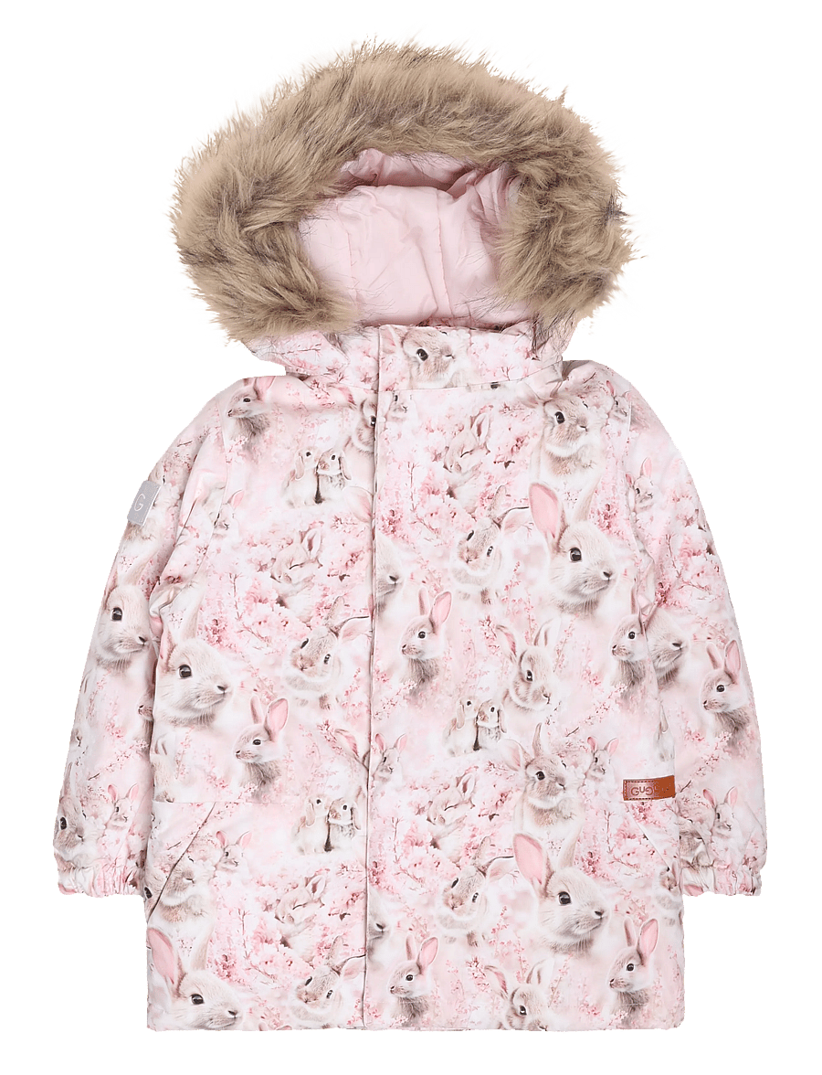 Gugguu - Print Winter Parka - bunnies - 0