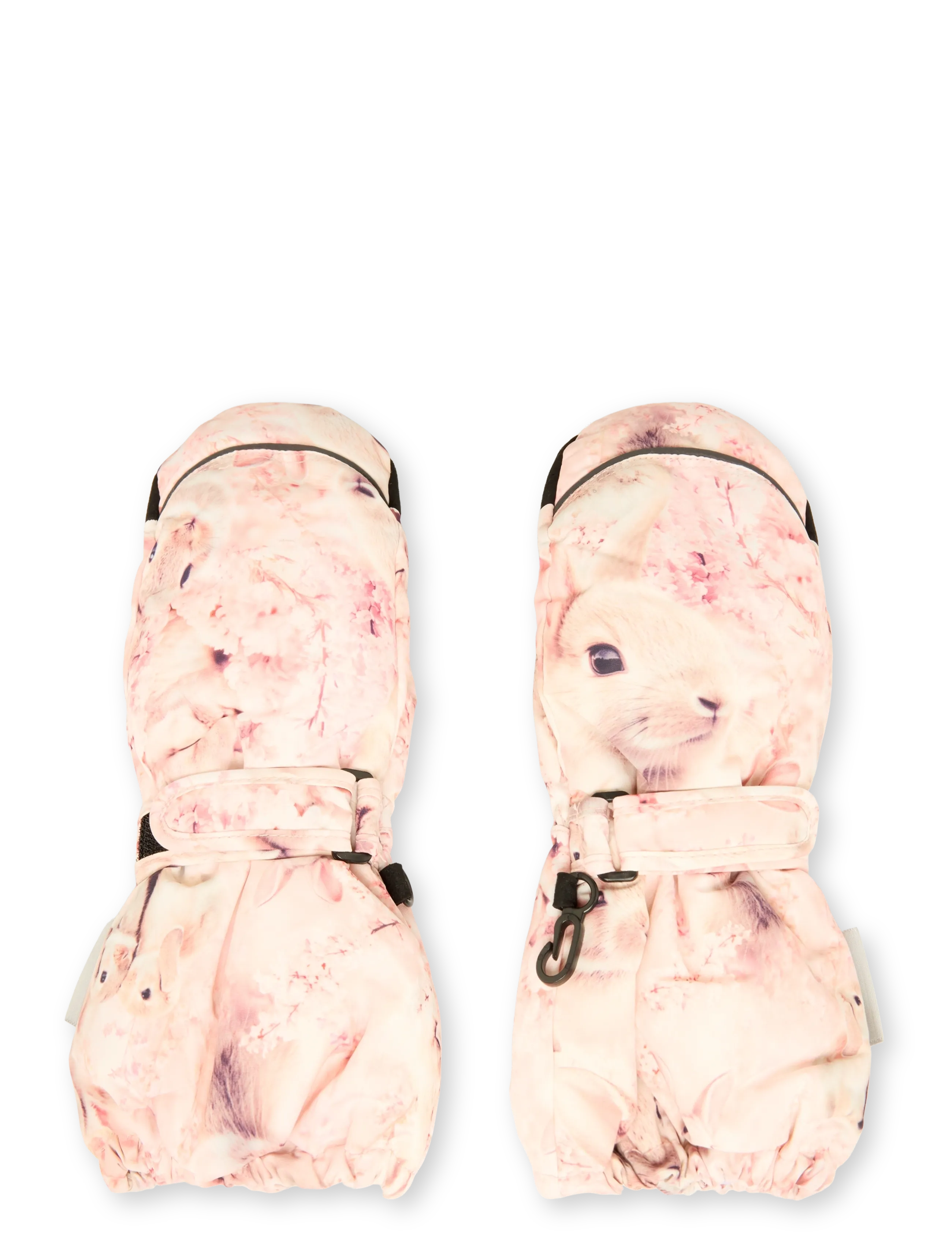 Gugguu Print Winter Gloves - Gugguu - BUNNIES / pink/rose