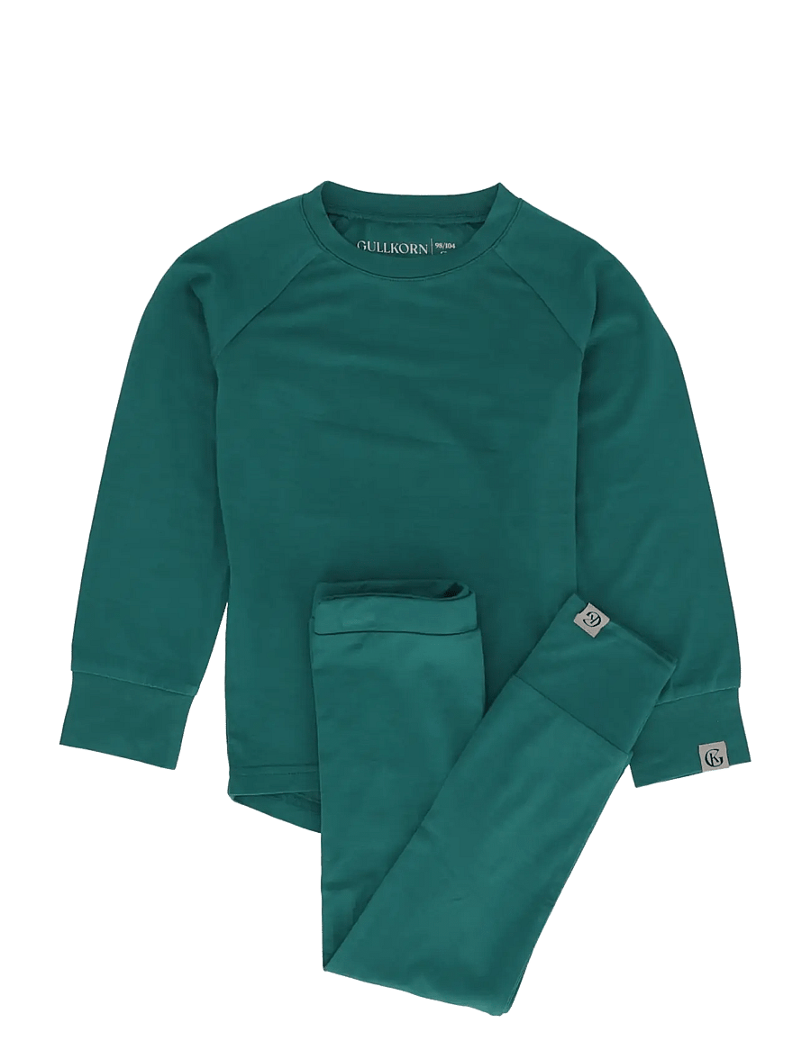 Gullkorn - Vennen Baselayer - underställsset - d bluegreen - 1