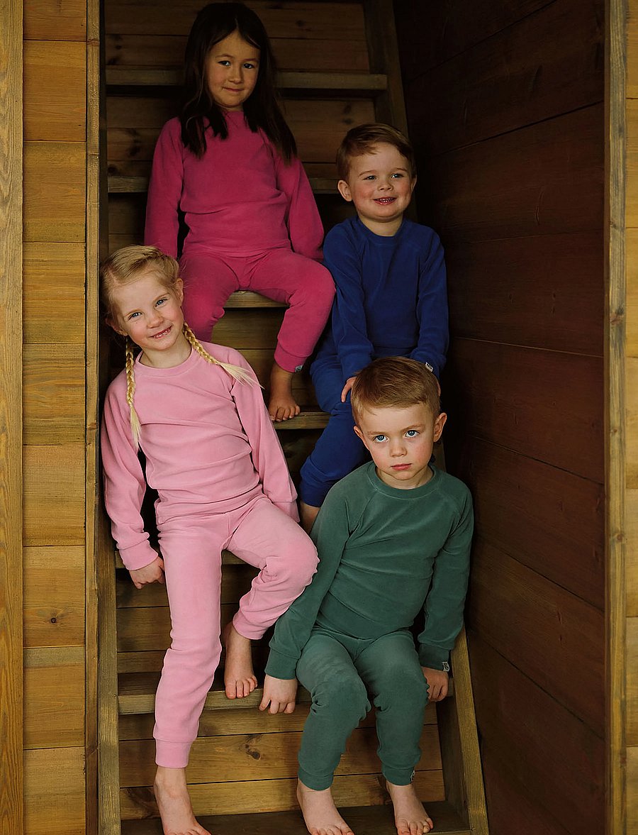 Gullkorn - Jona Fleece-set - underställsset - ballerina - 2