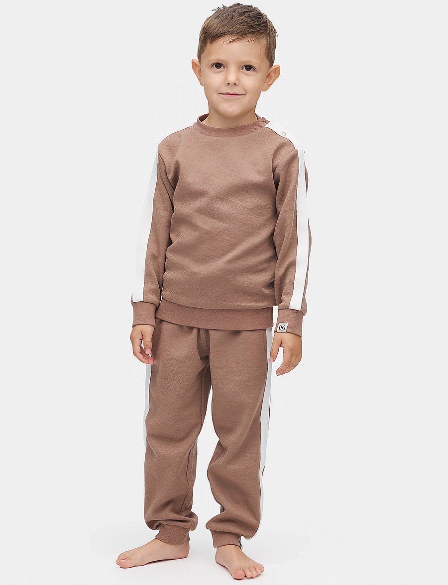Gullkorn - Syen Wool Pant - jogginghosen - beaver - 0