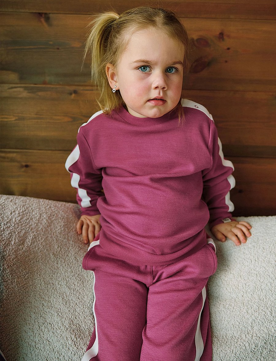 Gullkorn - Syen Wool Pant - mjukisbyxor - velvet rose - 5
