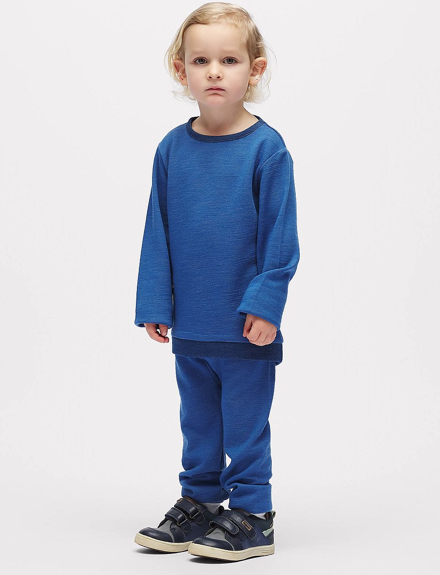 Gullkorn - Grana Wool Pant - base layer baby - denim - 2