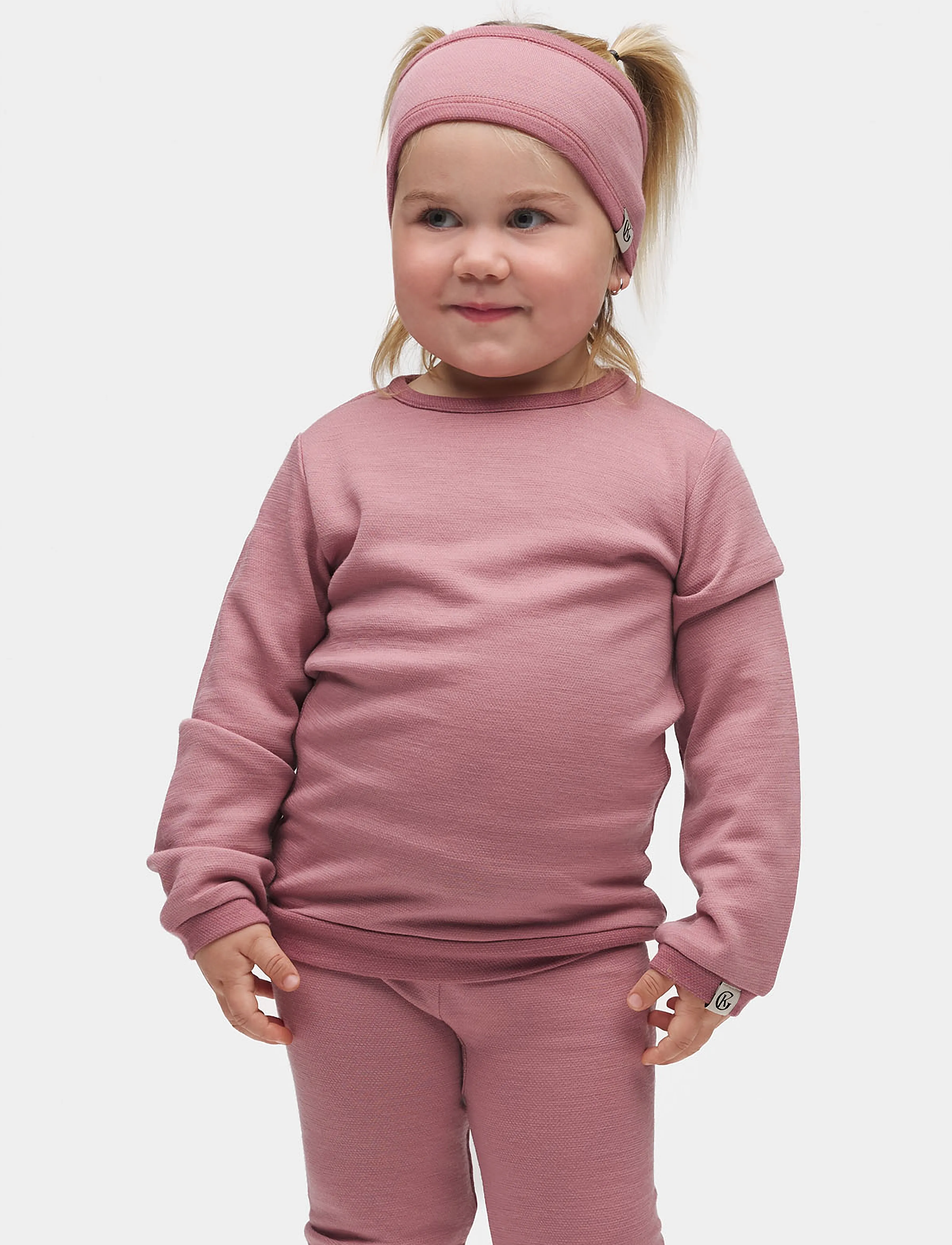 Gullkorn Grana Wool Sweater, Børn, Langærmet Sweater, Lyserød, Str: 116