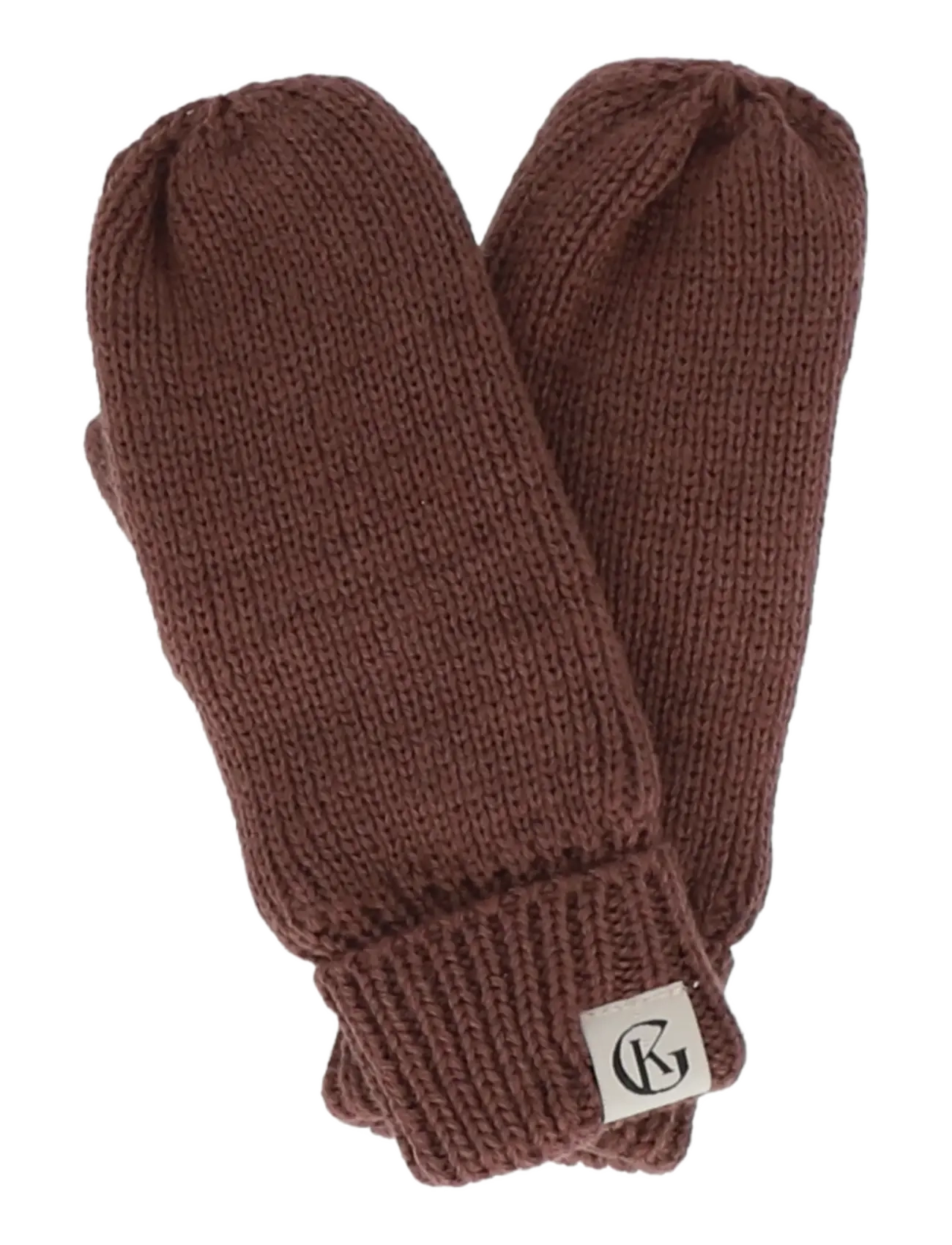 Gullkorn Silt Wool Mittens - Winterkollektion - BROWN / brown