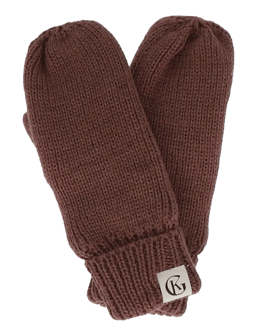 Gullkorn - Silt Wool Mittens - handschuhe - brown - 0