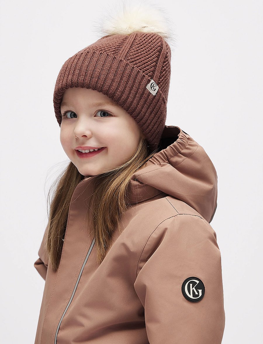Gullkorn - Gibbs Wool Beanie - wintermützen - brown - 3