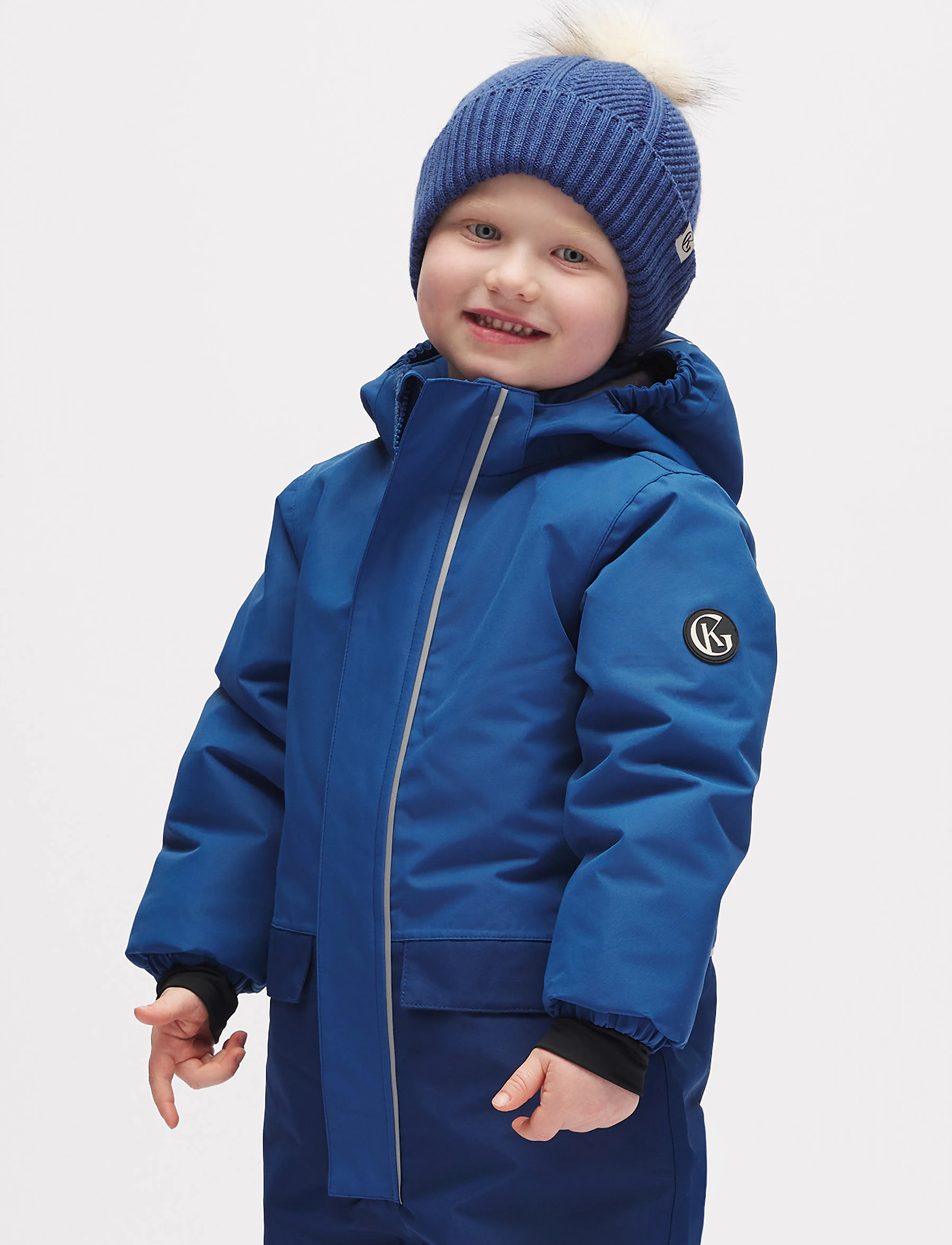 Gullkorn - Gibbs Wool Beanie - vintermössor - d blue - 0