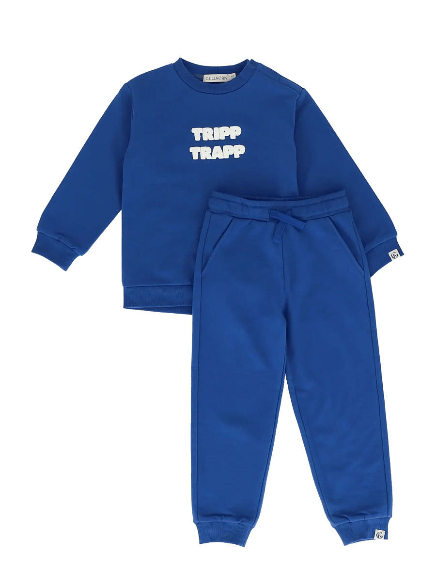 Gullkorn - Bukkene Collage Set - joggingset - denim (p) - 0
