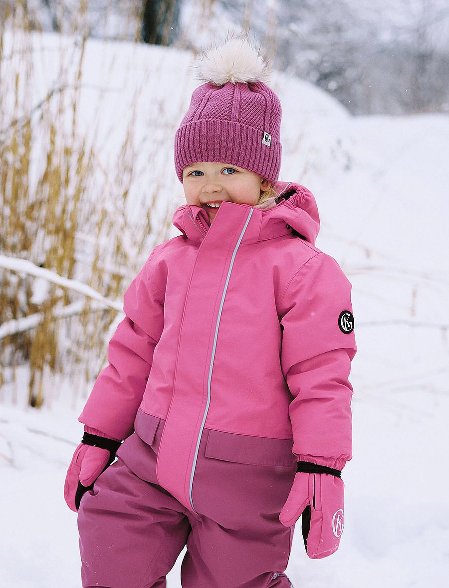 Gullkorn - Monzo Winter Playsuit - french pink - 0