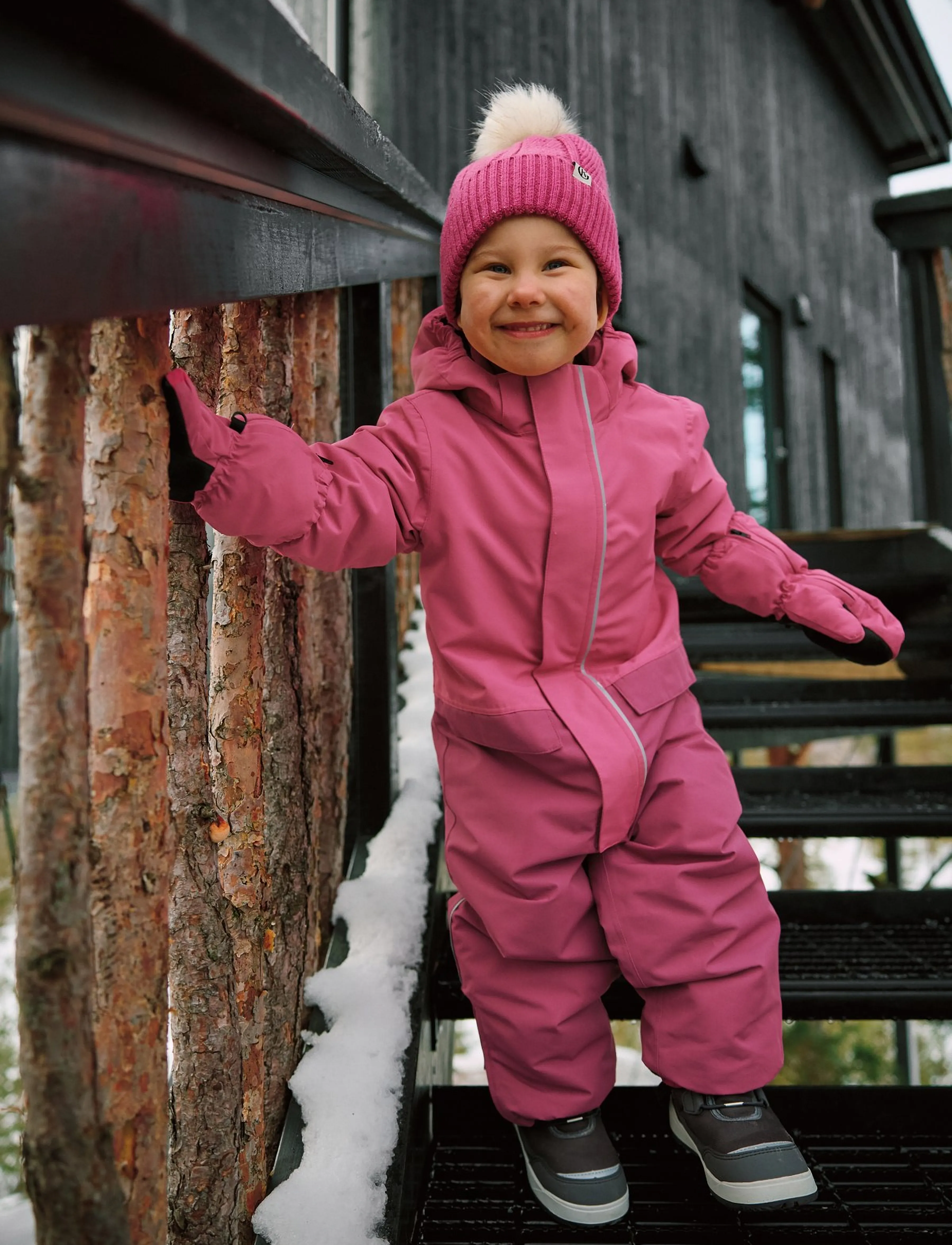 Gullkorn - Monzo Winter Playsuit - french pink - 5