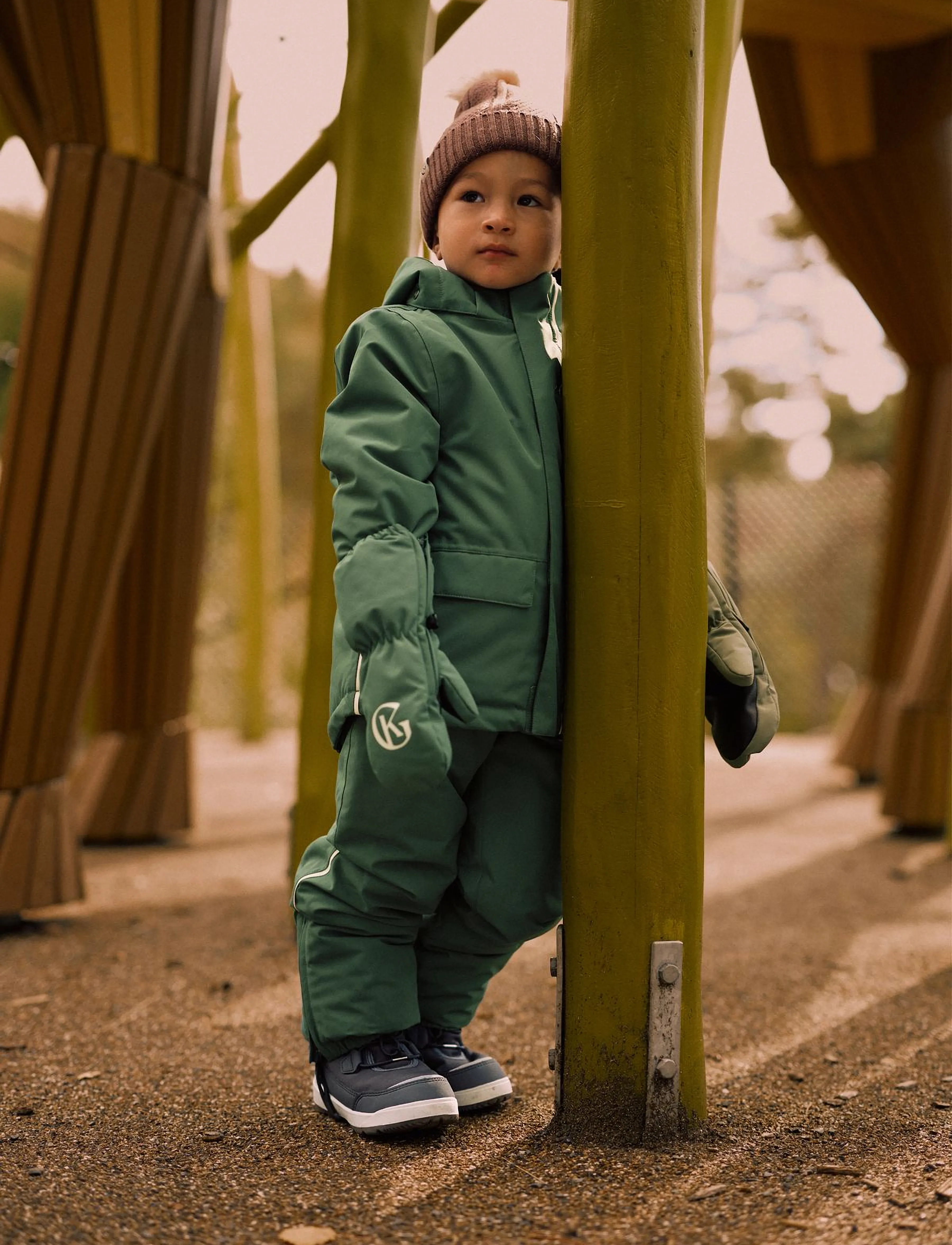Gullkorn - Monzo Winter Pant - talvepüksid - dusty green - 0