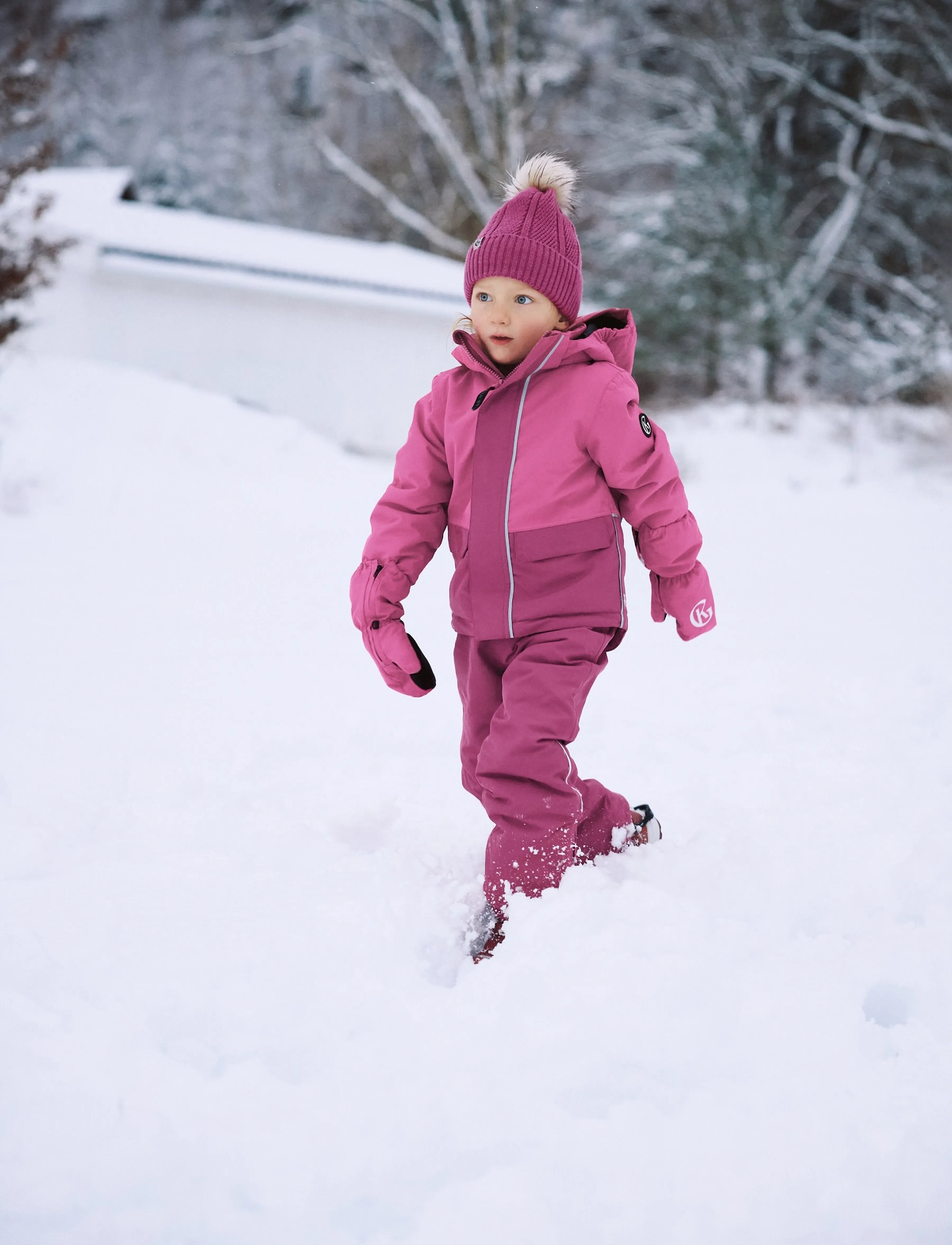 Gullkorn Monzo Winter Pant, Børn, Seler Vinterbukser, Lyserød, Str: 110