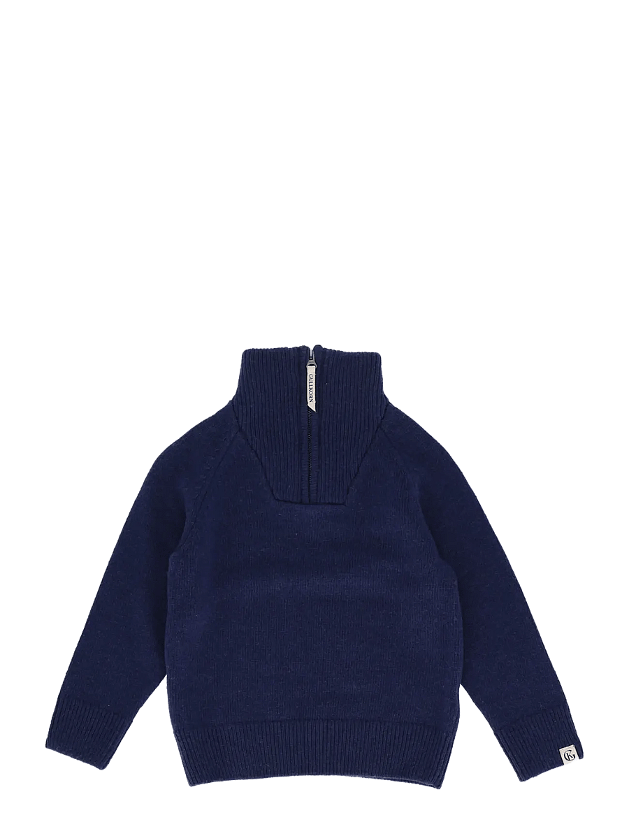 Gullkorn - Thorit Wool Sweater - pullover - d blue - 1