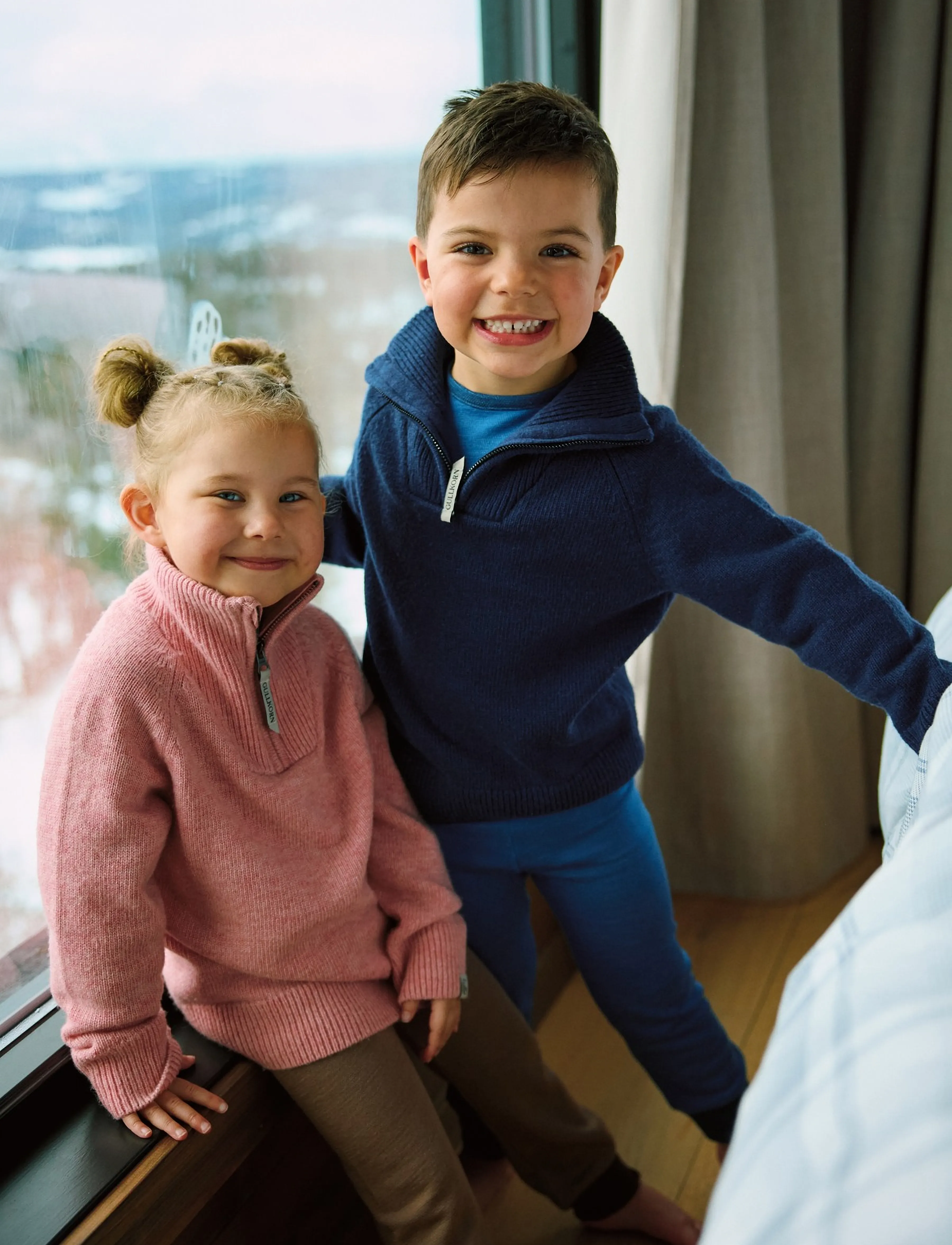 Gullkorn - Thorit Wool Sweater - trøjer - d blue - 3
