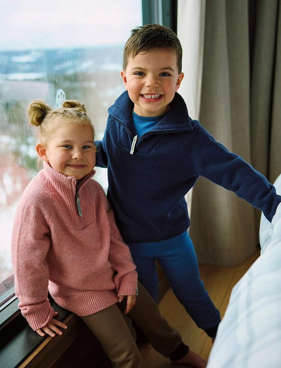 Gullkorn - Thorit Wool Sweater - pullover - d blue - 3