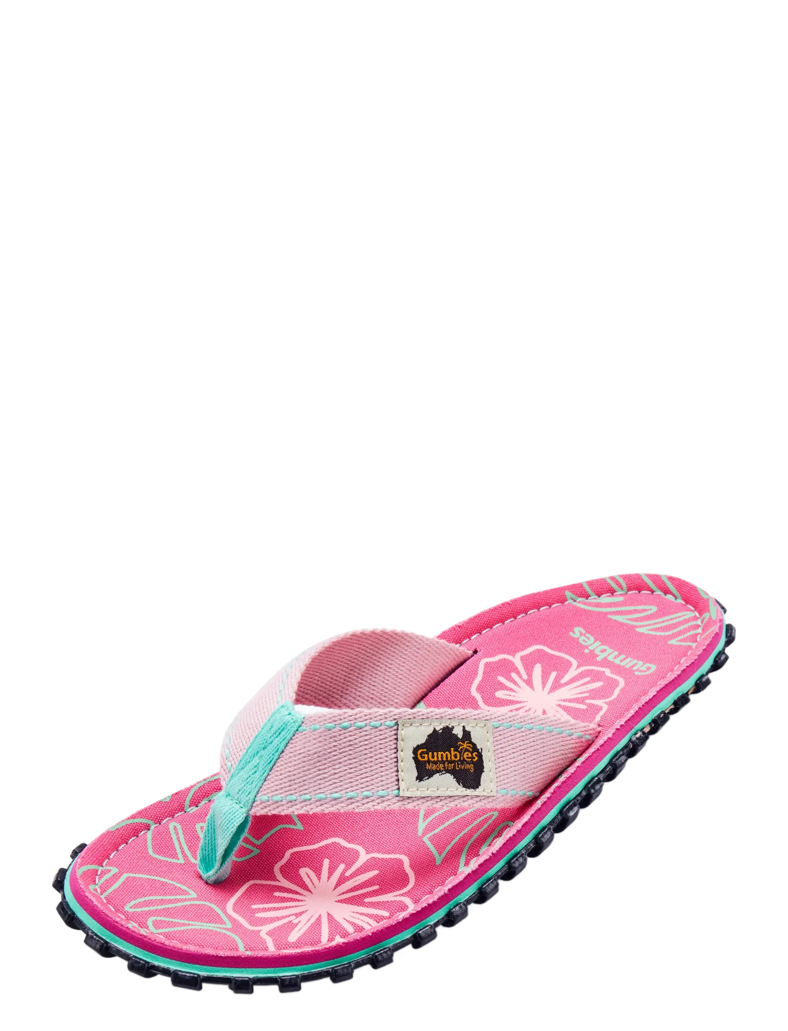 Gumbies - ISLANDER - lowest prices - blush hibiscus - 1