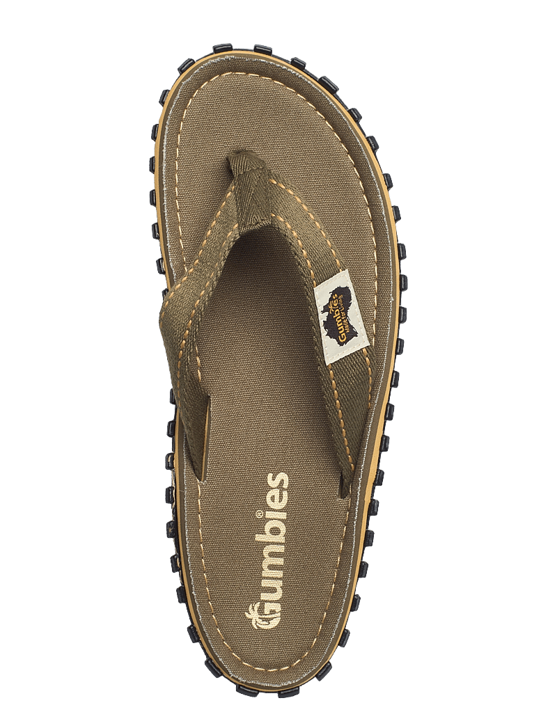 Gumbies - ISLANDER - flip flops - classic - khaki - 3