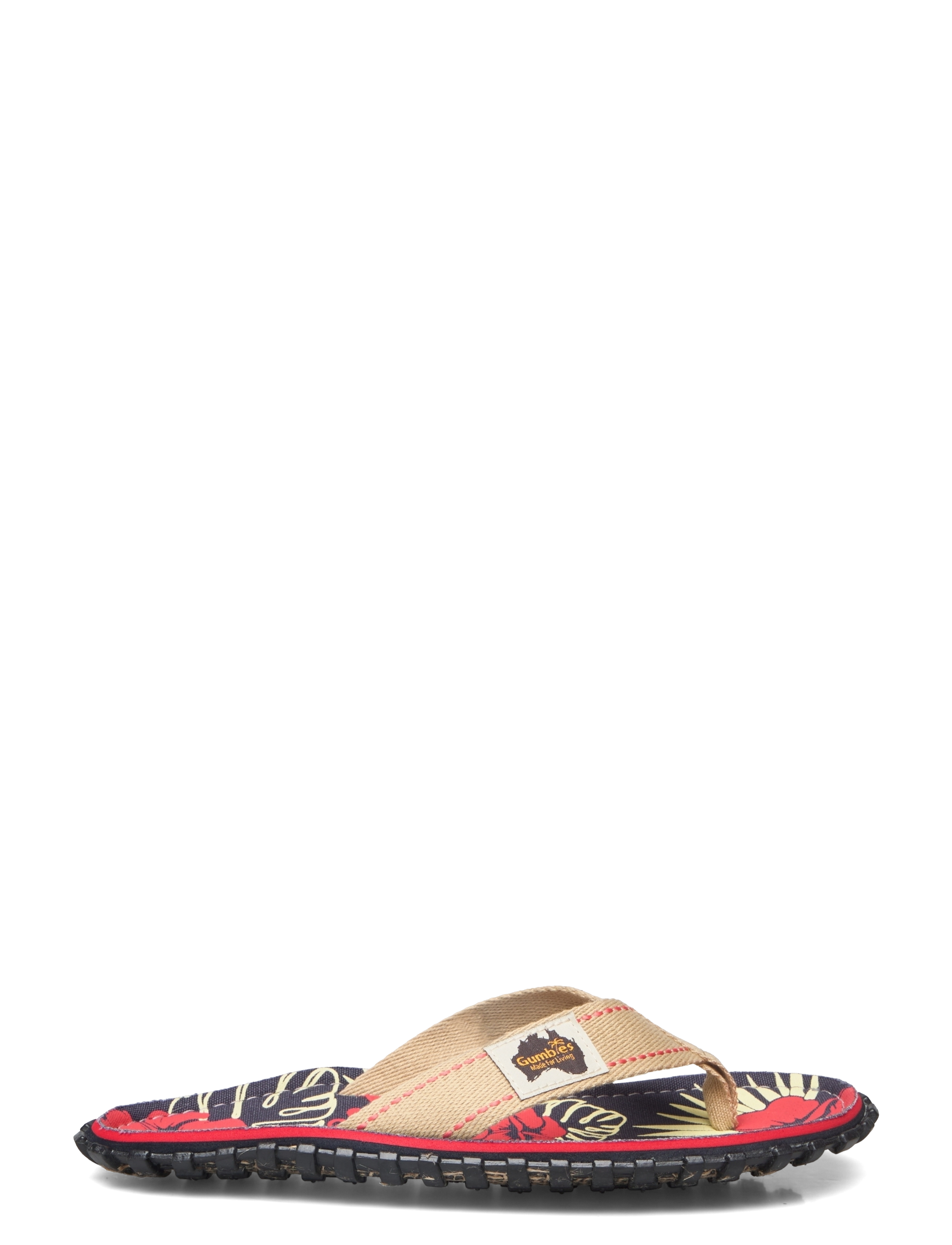 Gumbies - ISLANDER - shoes - denim hibiscus - 1