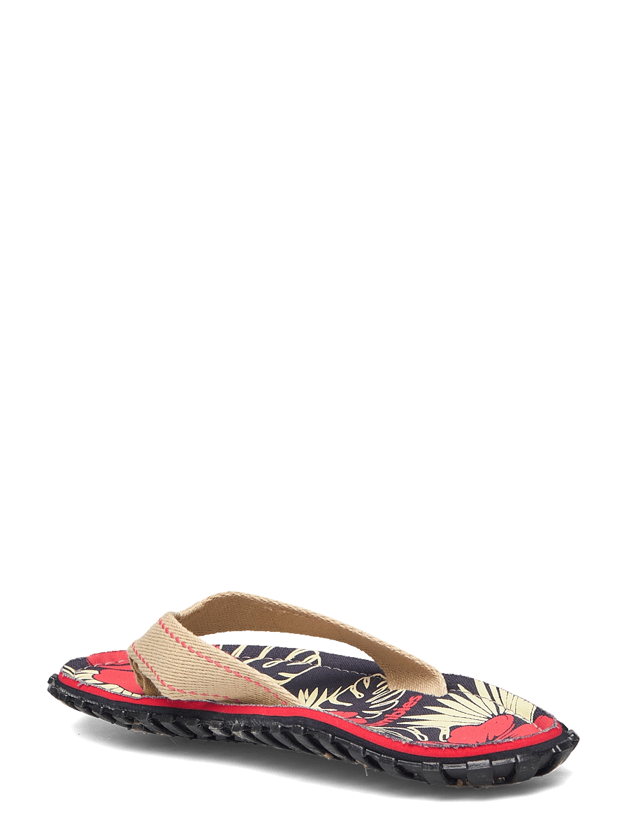 Gumbies - ISLANDER - shoes - denim hibiscus - 2