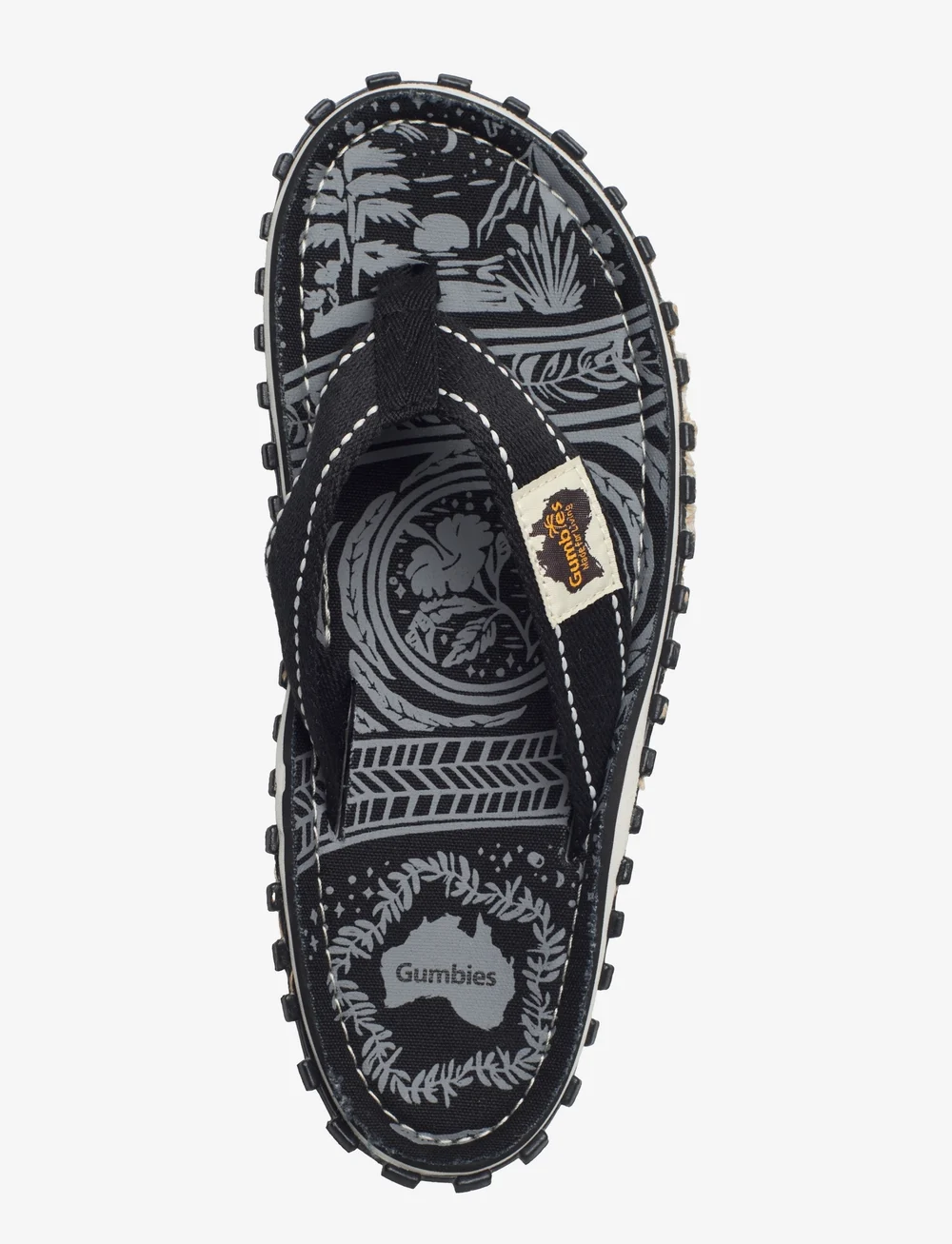 Gumbies - ISLANDER - flip flops - midnight black - 3