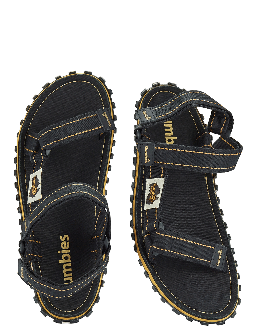 Gumbies - TRACKER - vandringssandaler - black - 0