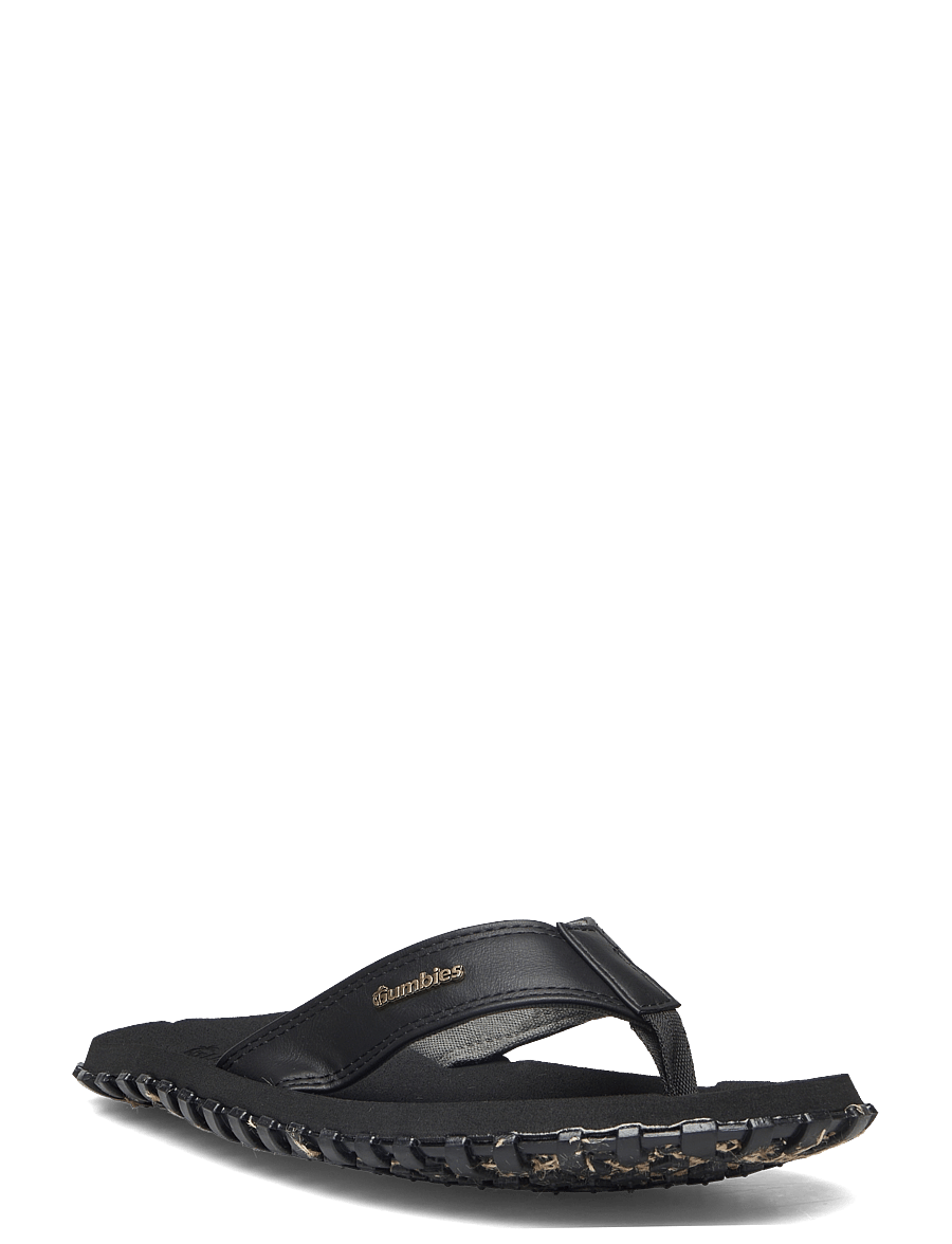 Gumbies - VEGOVERT - flip flops - black - 0
