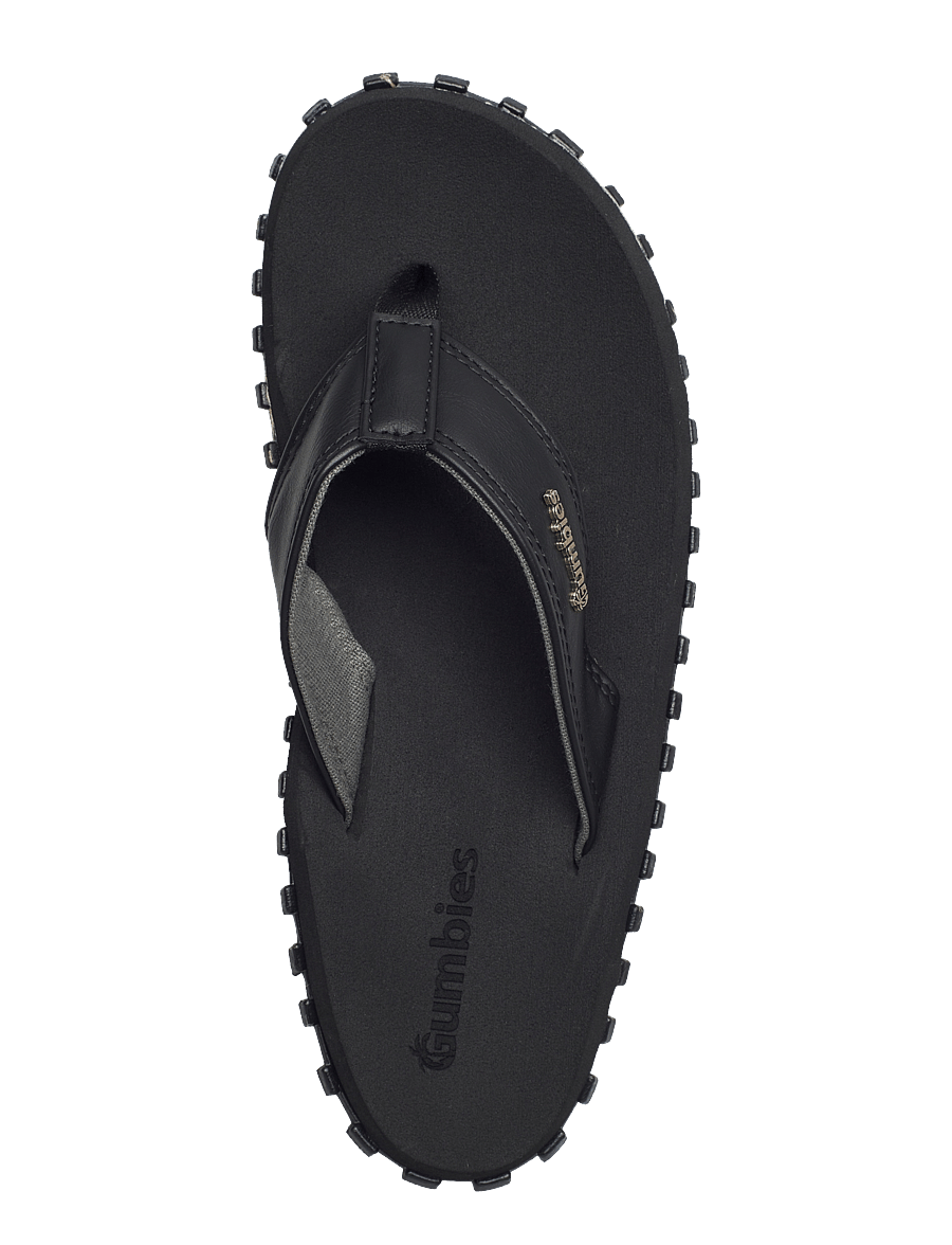 Gumbies - VEGOVERT - flip flops - black - 3