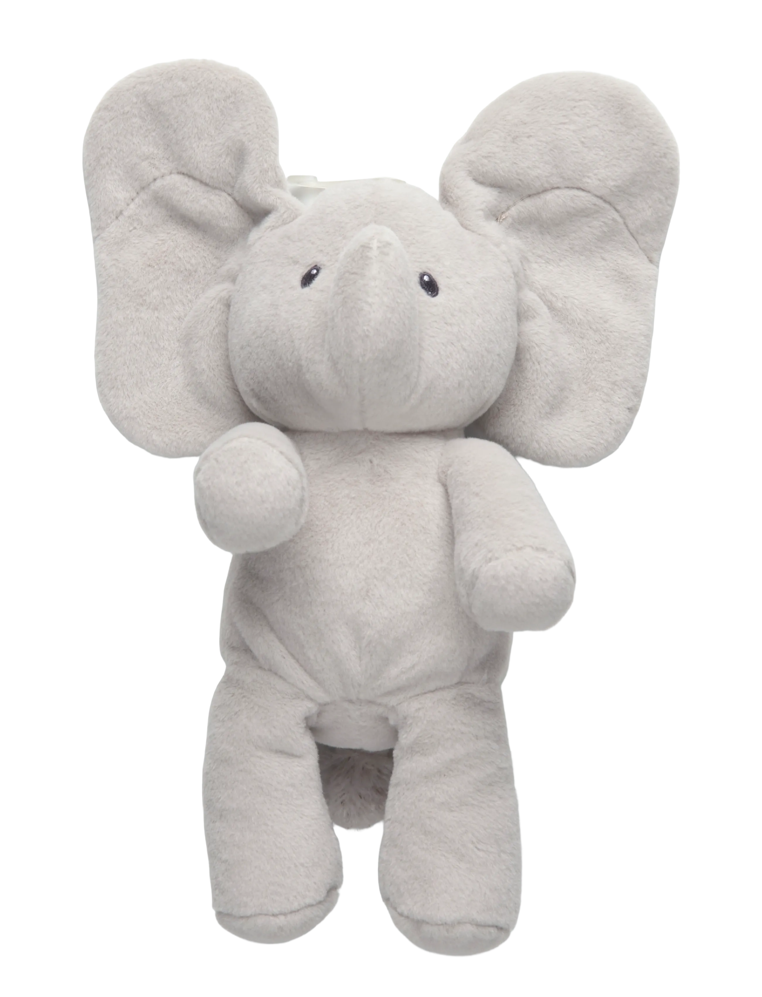 Gund Gund Peek-A-Boo Flappy Handheld 30 cm, One Size, Grey, Soft Legetøj > Stuffed Animals, Børn