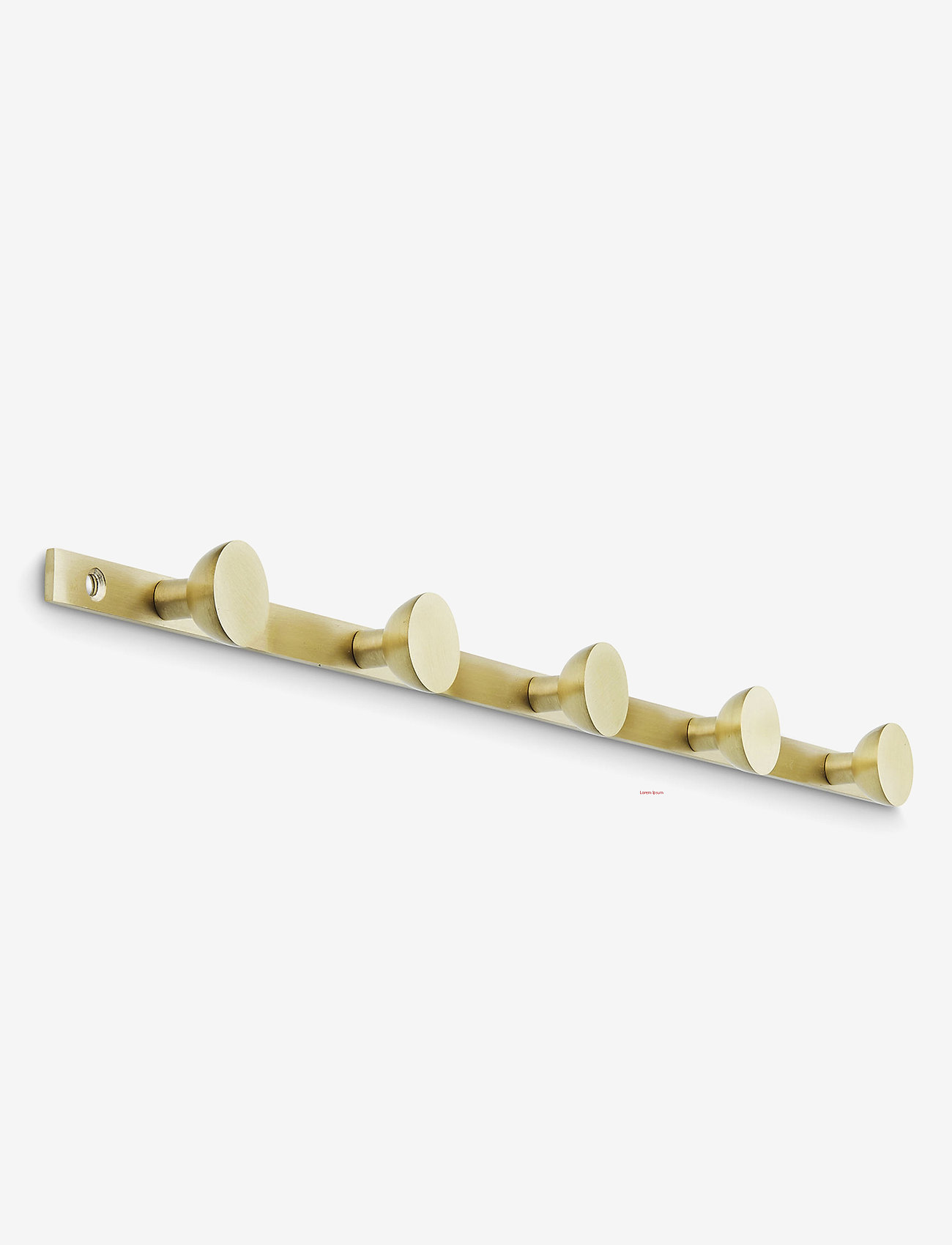 H. Skjalm P. - Geometric Hook Rack - naulakot & koukut - brass - 0